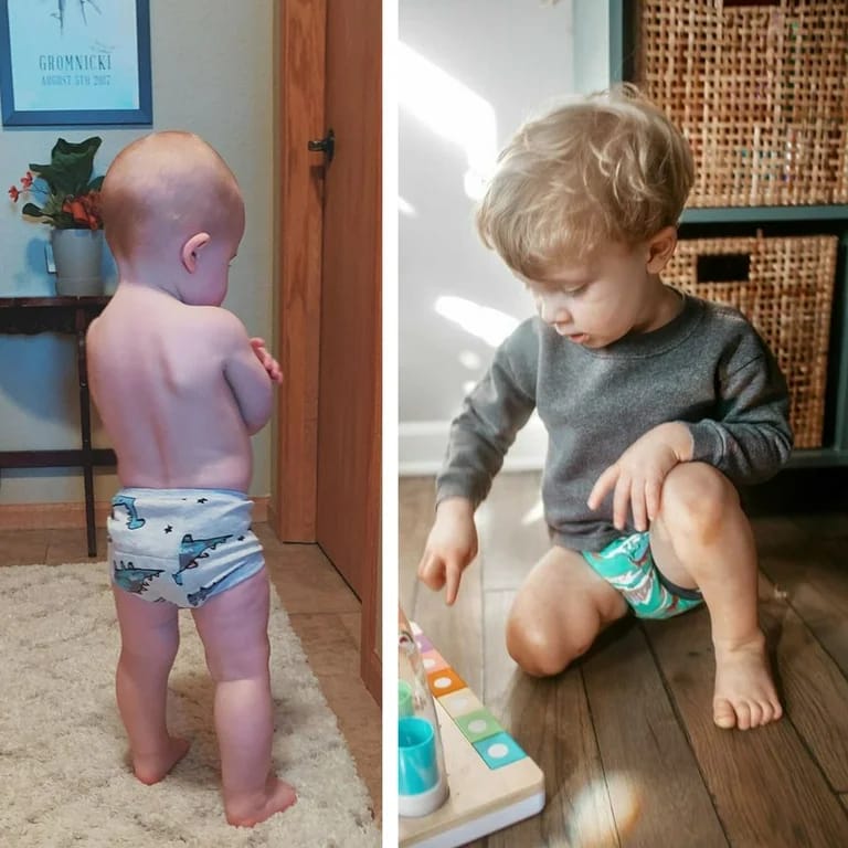 Customer photo review of Potty Training Underwear - Specifically designed for potty training. Our Body-Signal Learning Layer™ helps toddlers recognize when it’s time to go.
