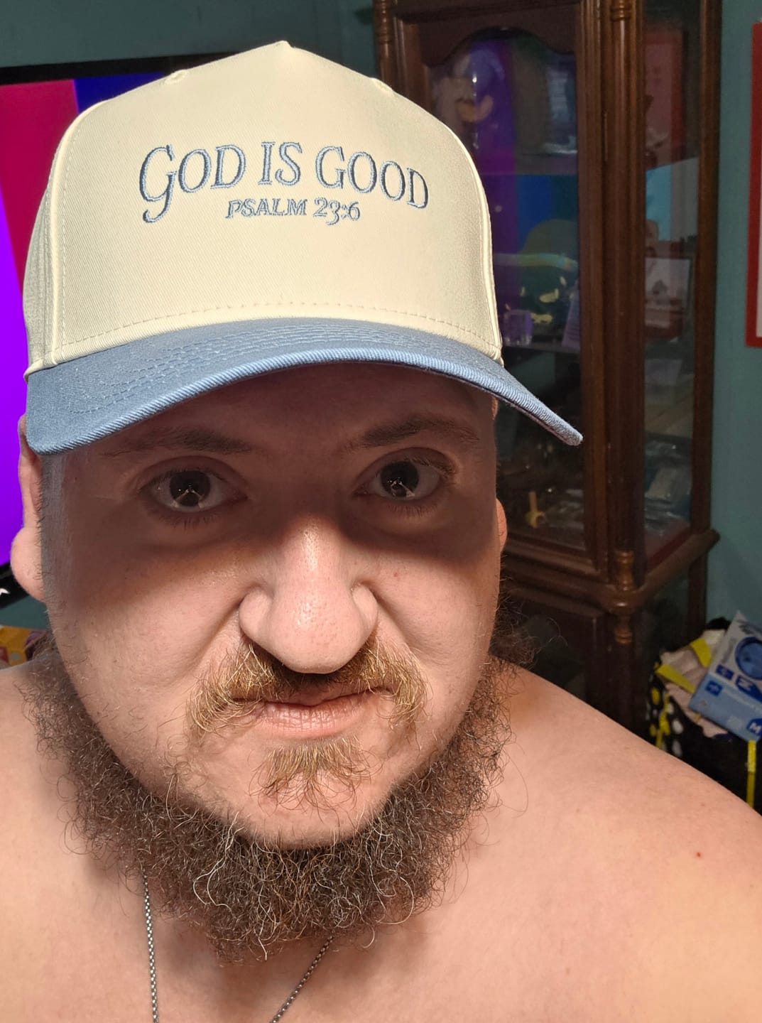 Customer photo review of Premium Embroidered Hat