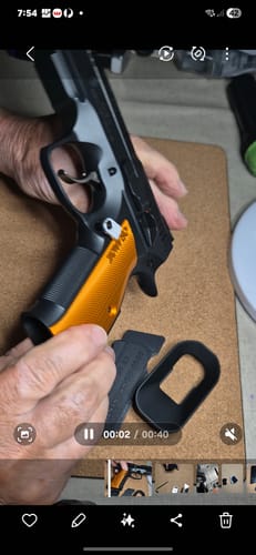 Customer photo review of CZ Shadow 2 Grips & Aluminium Magwell Combo | Speed Bundle