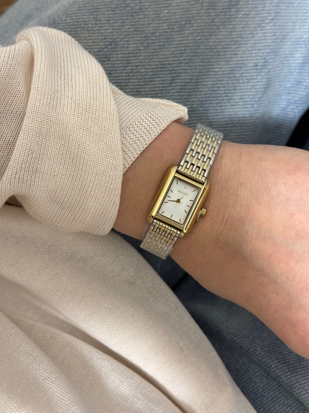 Customer photo review of Olivia Petite Gold Silver