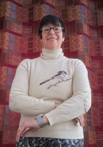 Customer photo review of Small Oatmeal Beige Elbow Patches