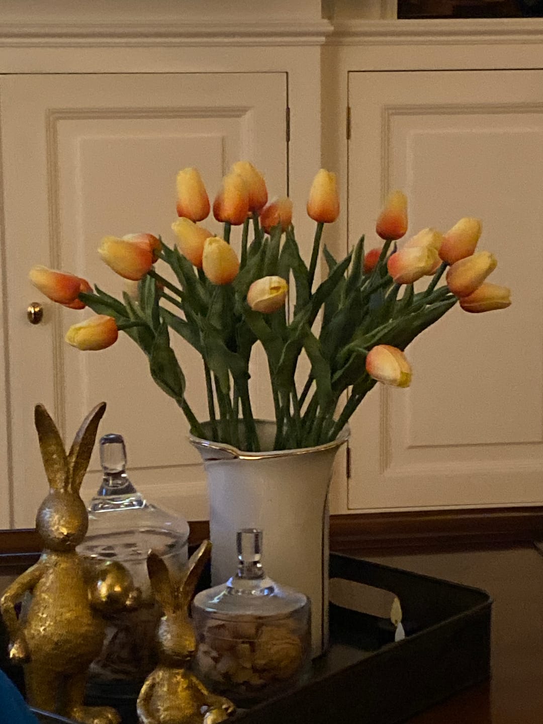 Customer photo review of Tulpen Boeket - Peach (25 stengels)