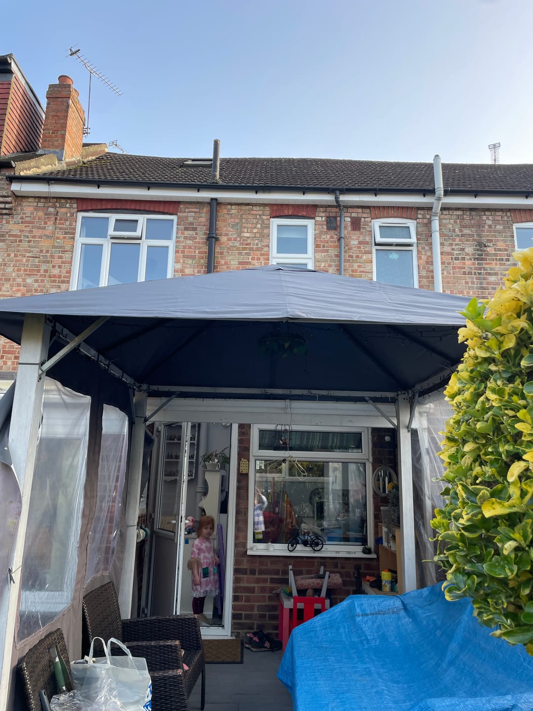 Customer photo review of Vintage Gazebo Canopy