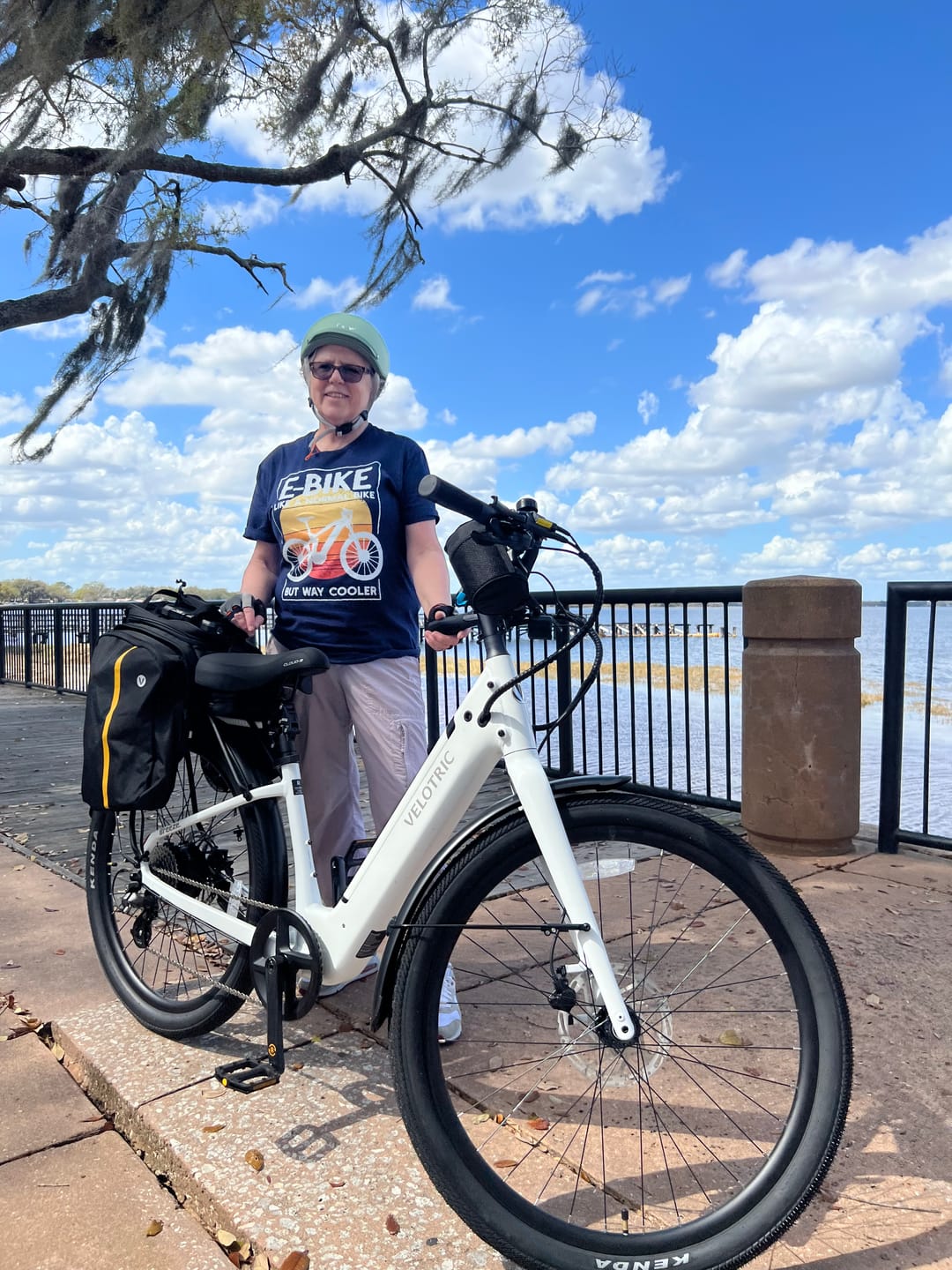 Customer photo review of E-Bike Like Normal Bike T-Shirt