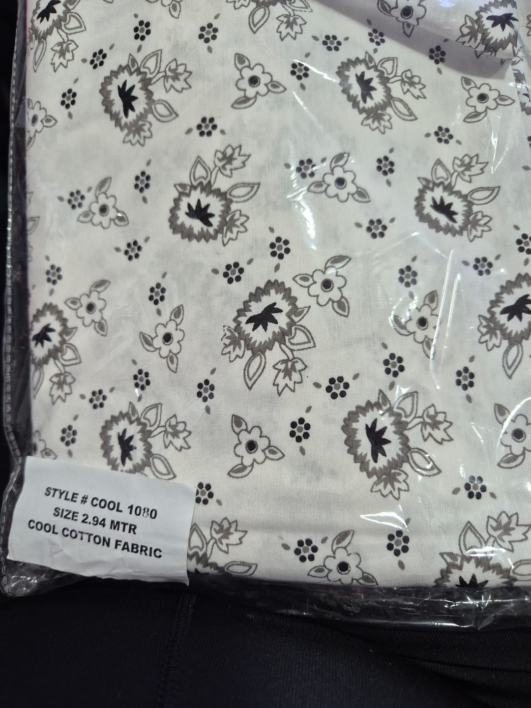 Customer photo review of FREE Christmas Gift: 3 Metres Printed 100% Cotton