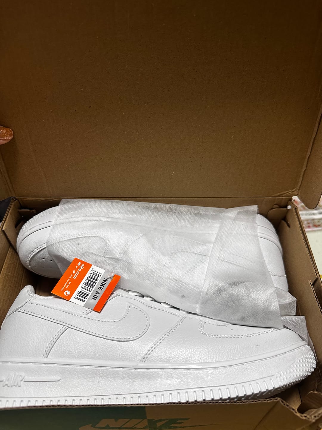 Customer photo review of Paq 6 Pares Tenis 270 Blanco Total 25/28.5