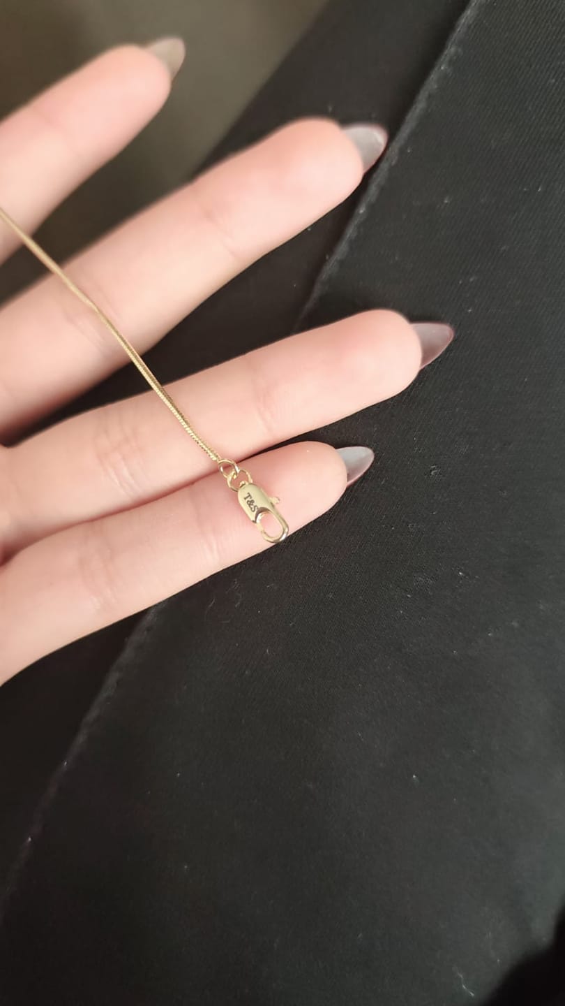 Customer photo review of Pulseras Cola de Ratón en Oro laminado 18k Para Pareja