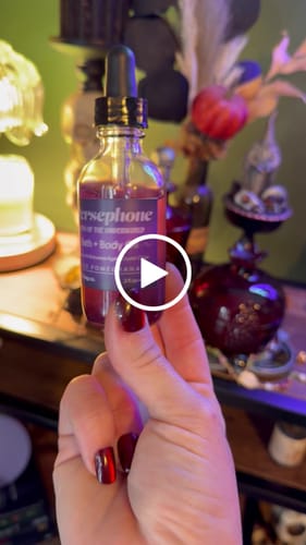 Customer video review of Persephone Bath & Body Oil
