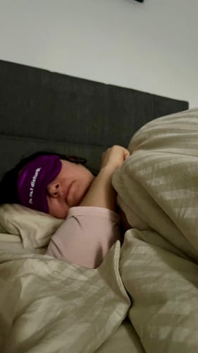 Customer photo review of Silk Eye Mask