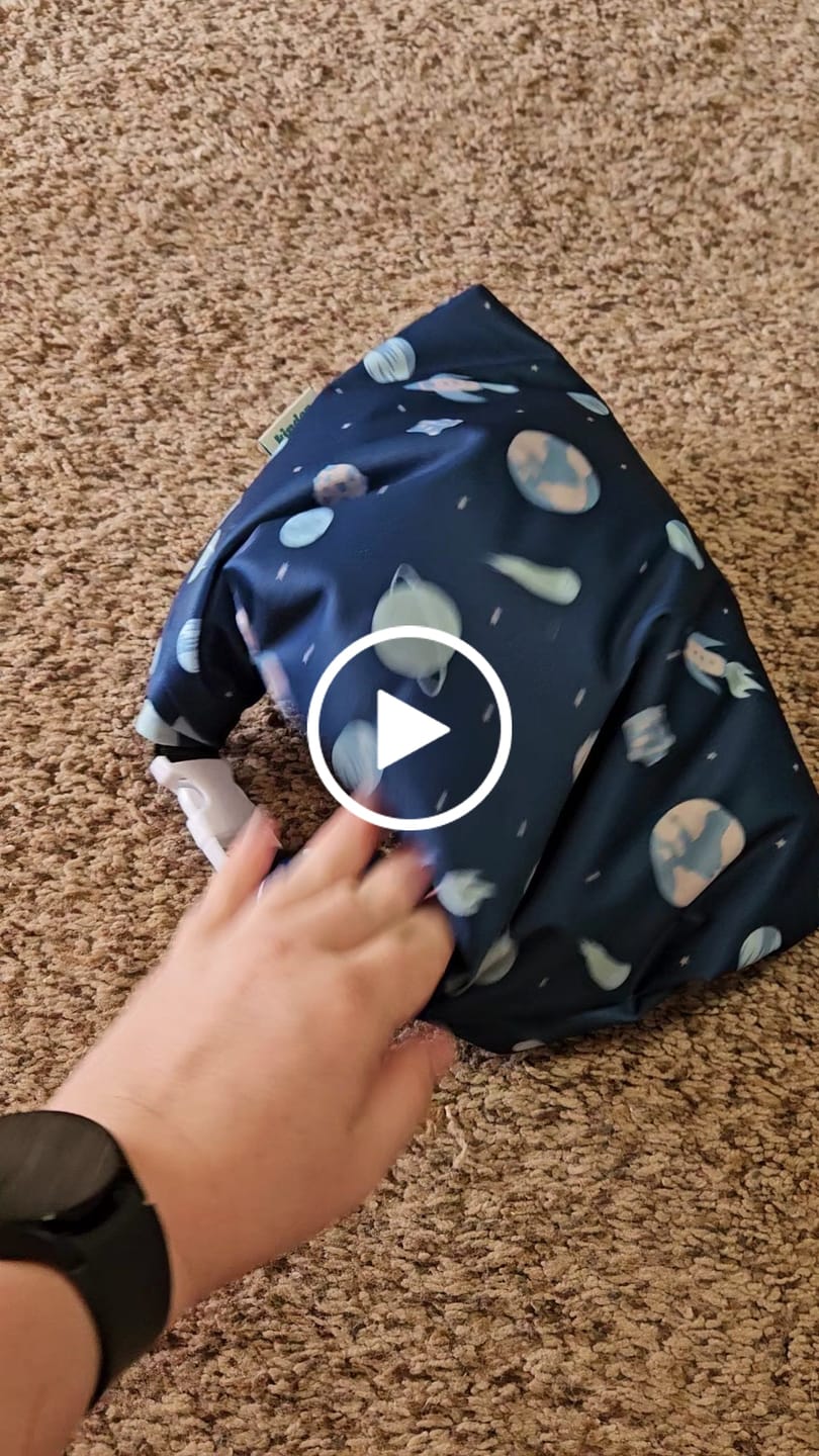 Customer video review of Roll Top Space Saver Water Resistant Small Wet Bag Travel Storage Bag