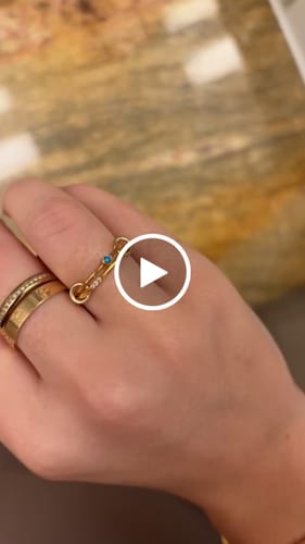 Customer video review of september birthstone ring