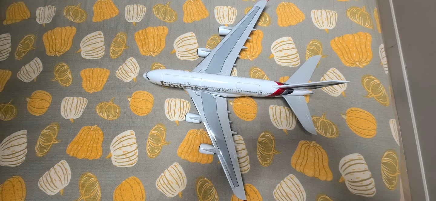 Customer photo review of Emirates A380 Collectible Airplane Model