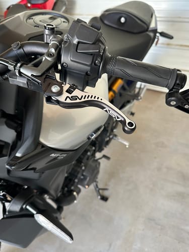 Customer photo review of Motorcycle Mirror Hole Threaded Block Off Plugs - Brogue Moto