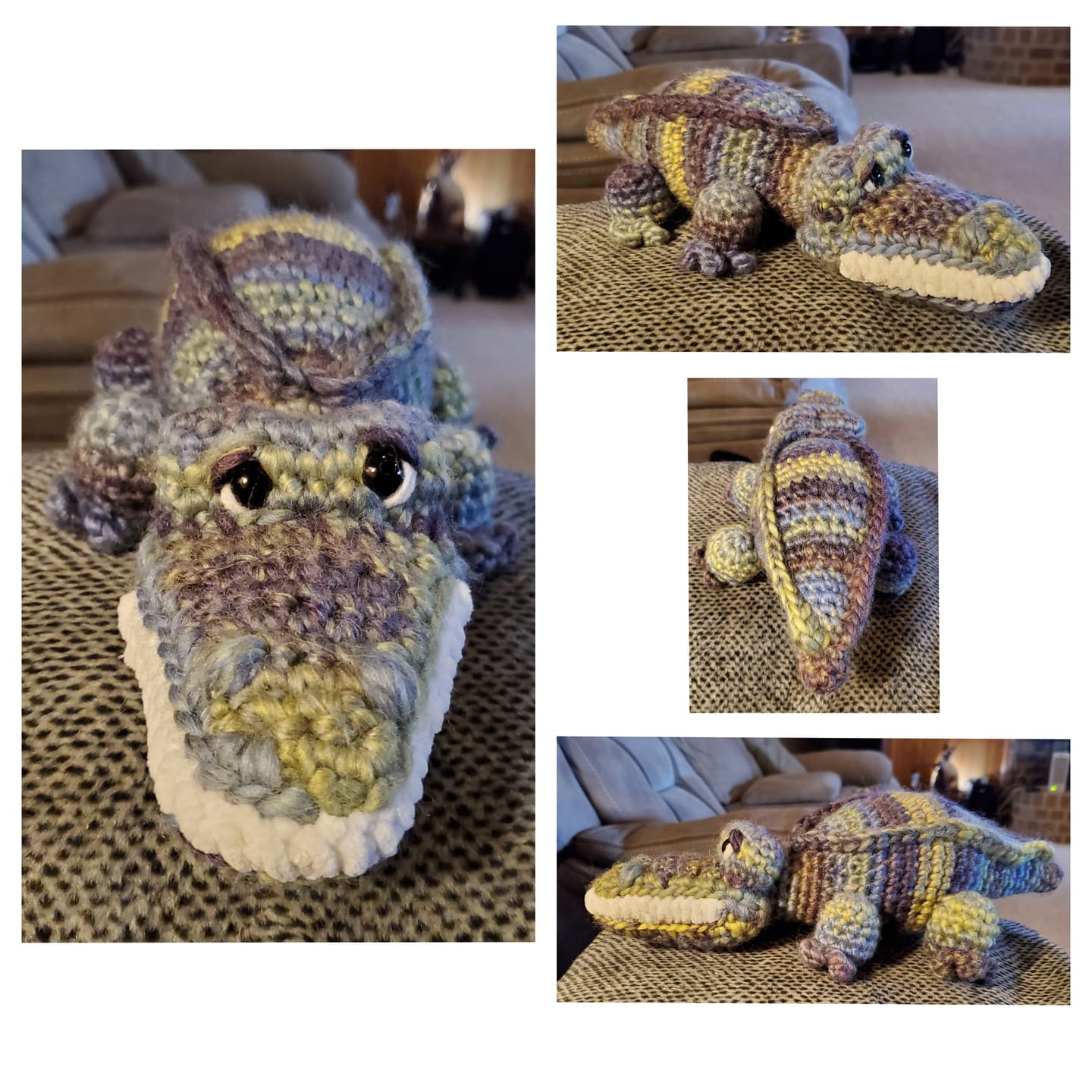 Customer photo review of Alligator Crochet Pattern PDF