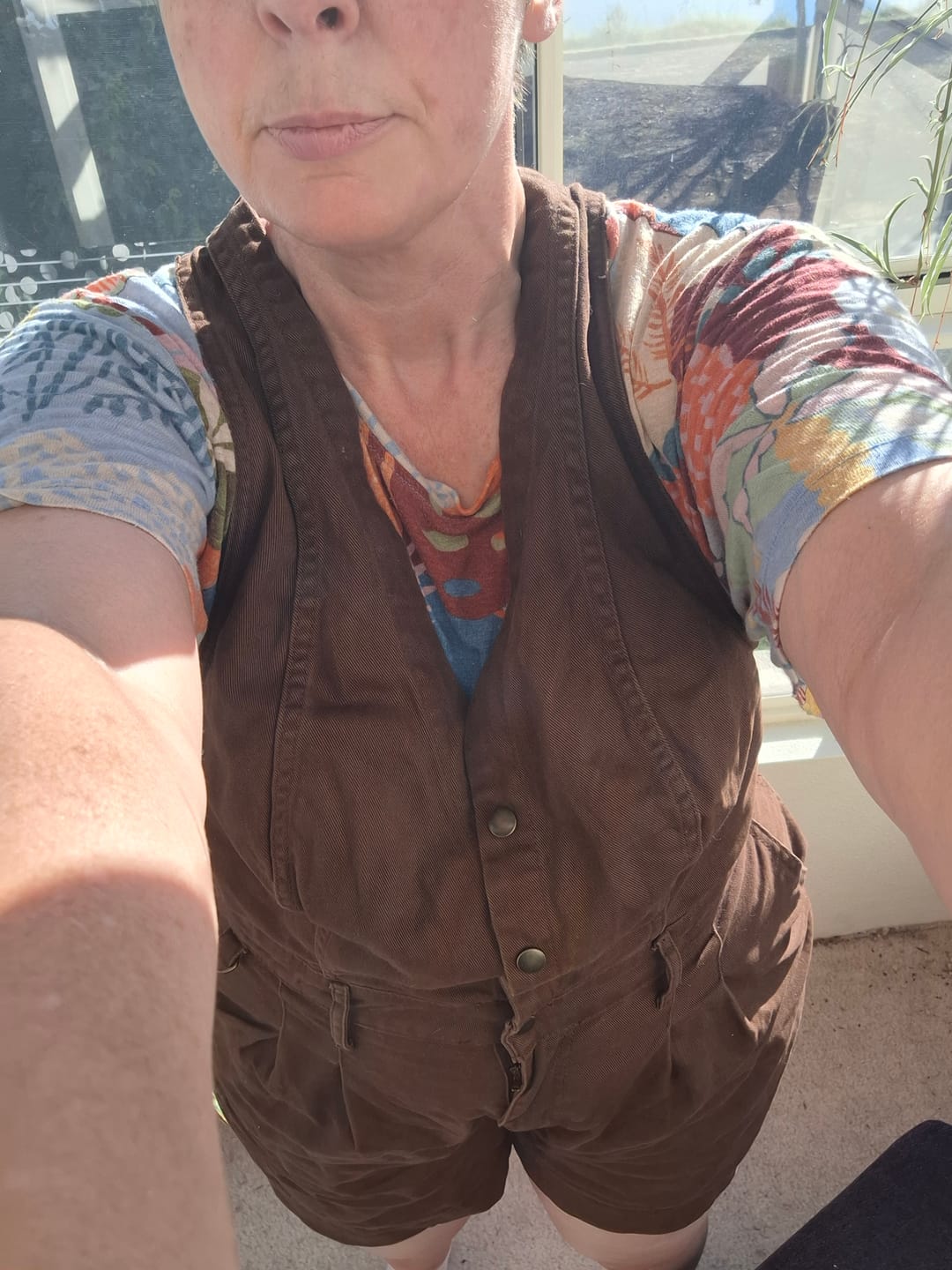 Customer photo review of Cropped Roper Suit - Umber