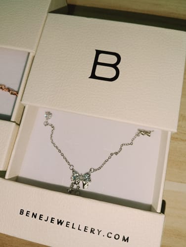 Customer photo review of Katie Bow Necklace