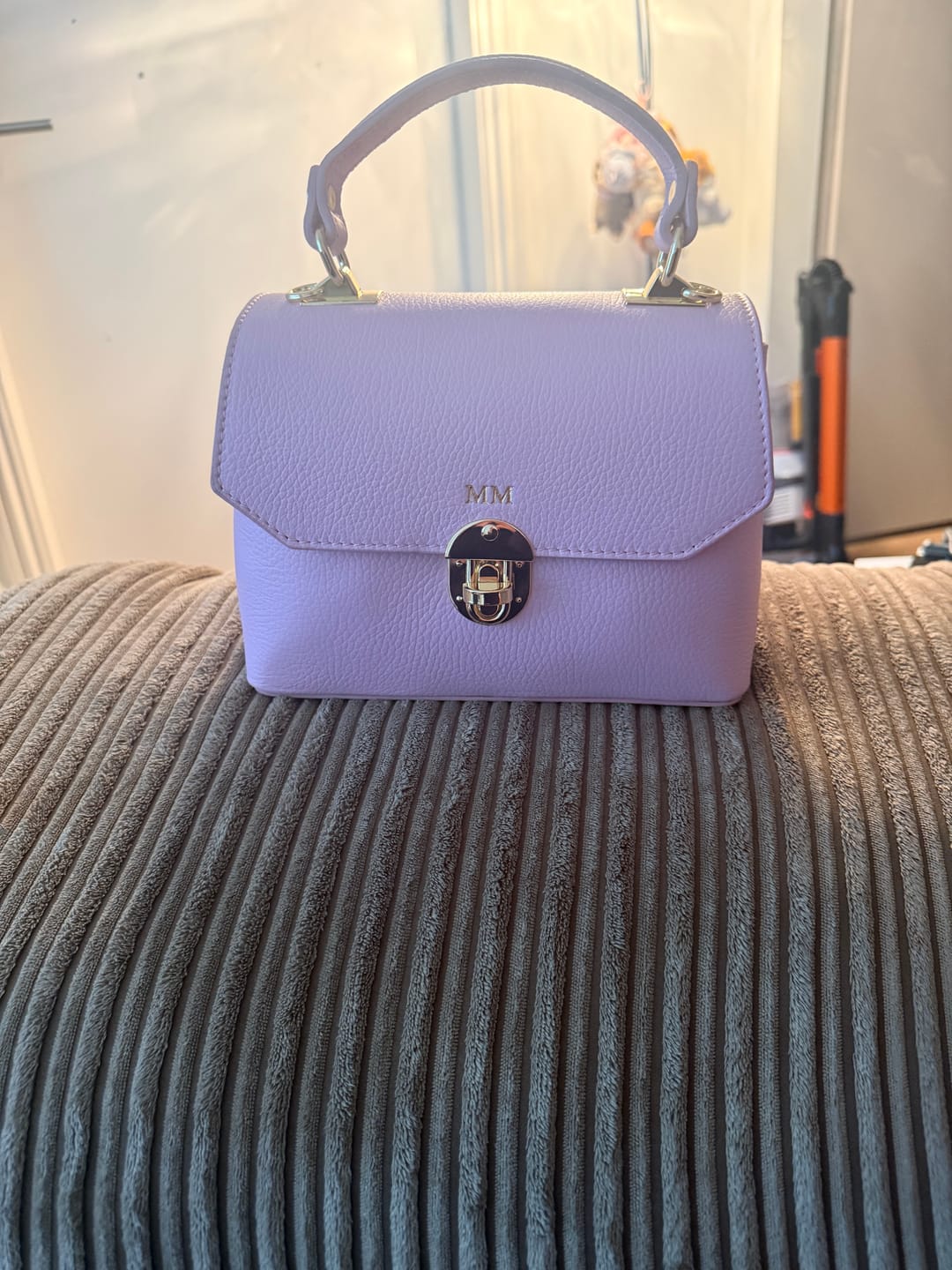 Customer photo review of The Lucinda Top Handle Bag