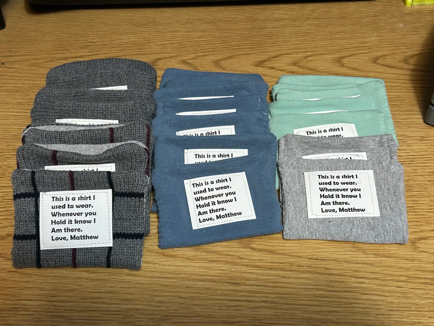 Customer photo review of Mrs. Quilty Plushies – Bundle of 14 Patterns Vol. 2