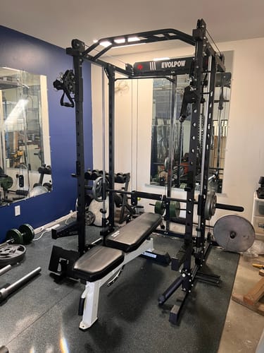 Customer photo review of EVOLPOW M2D Brute All-in-One Smith Machine Home Gym