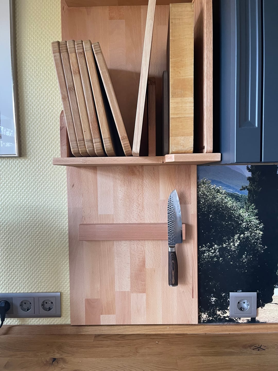 Customer photo review of Magnet Messerleiste CULTRO aus Holz