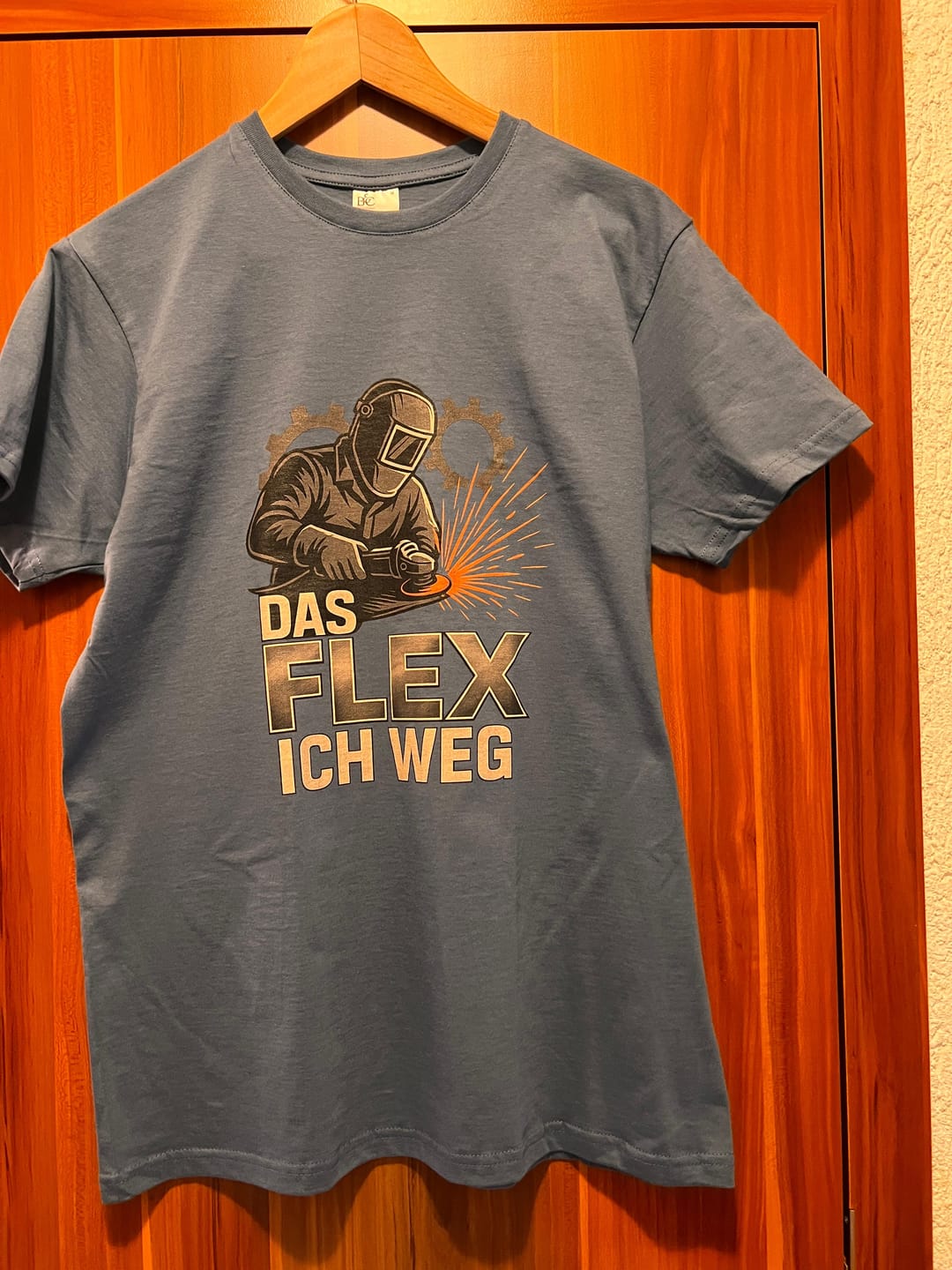 Customer photo review of Das flex ich weg  - T-Shirt
