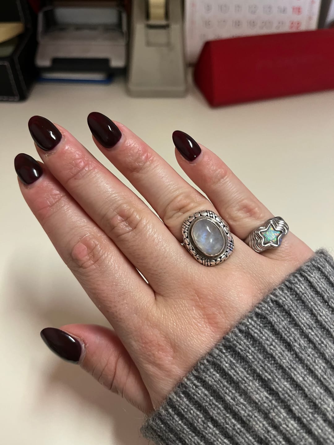 Customer photo review of Starstruck Opal Ring Silver