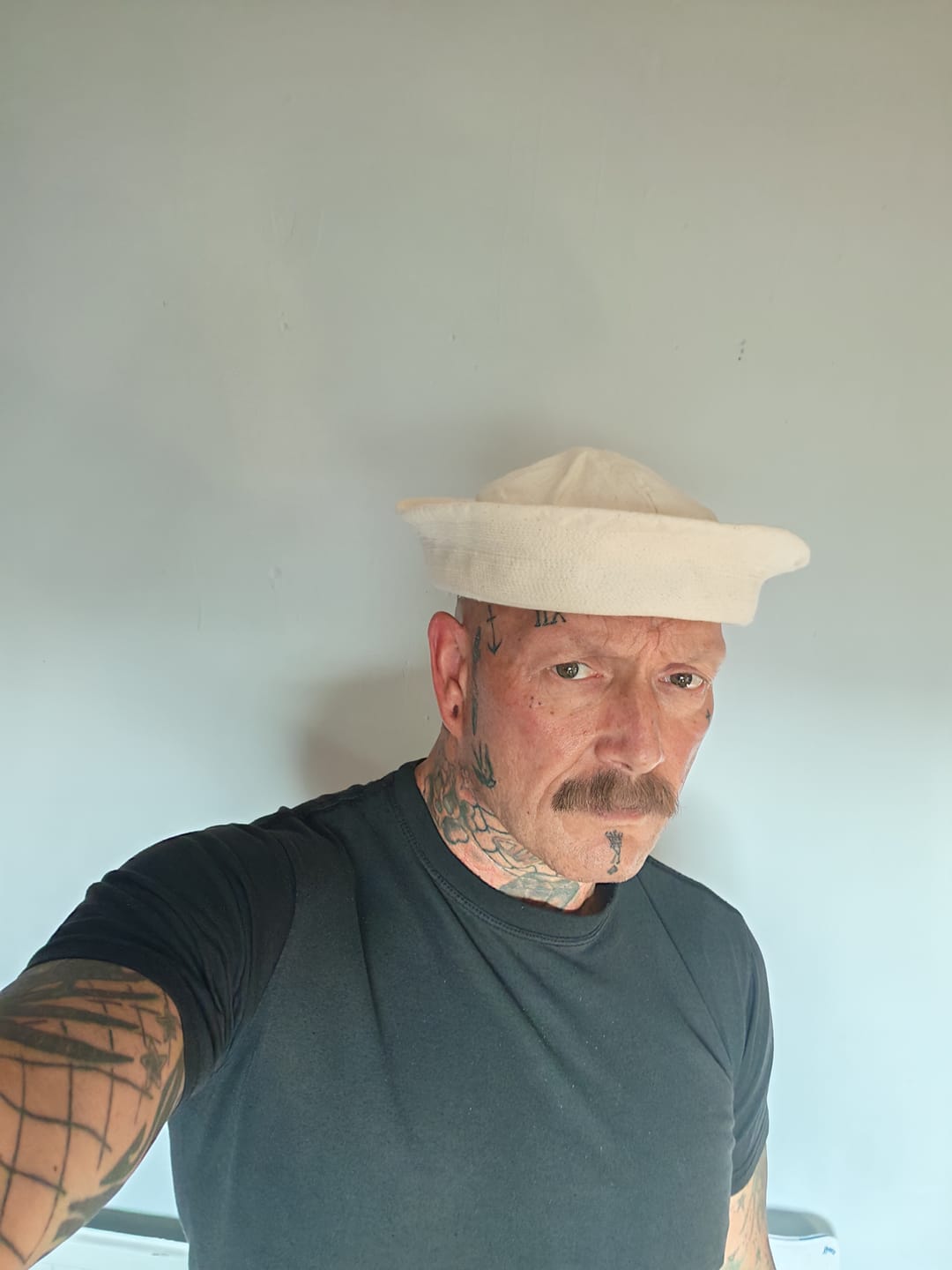 Customer photo review of WWII US Navy Dixie Cup Hat - White