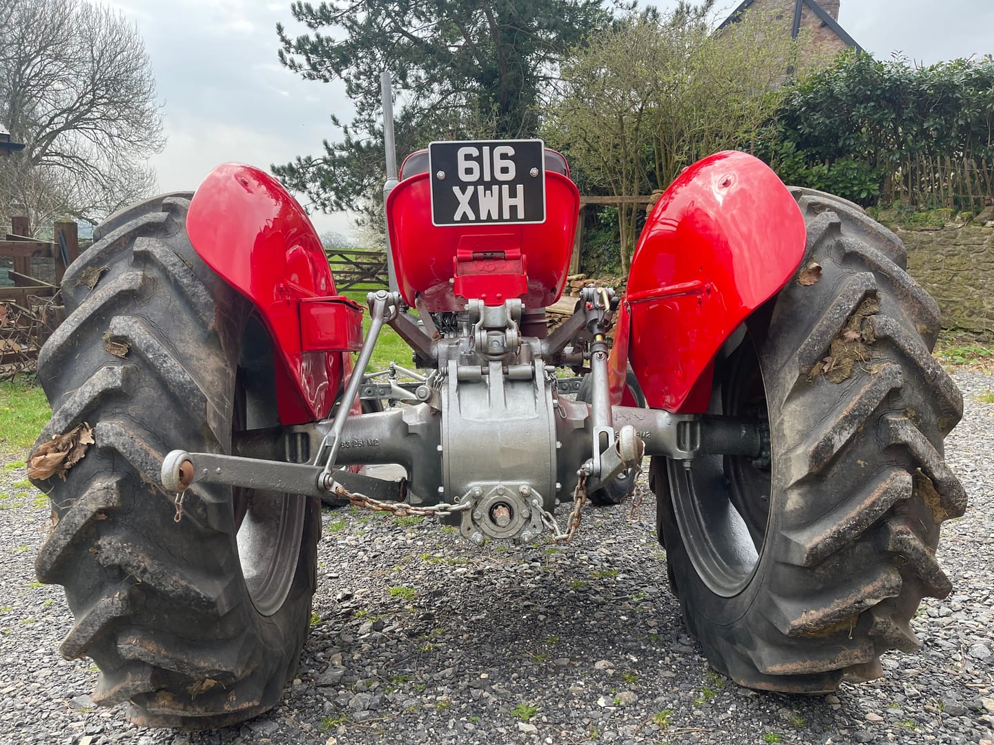 Customer photo review of Classic Land Rover Style Metal Pressed Number Plate - 11 x 8 inches