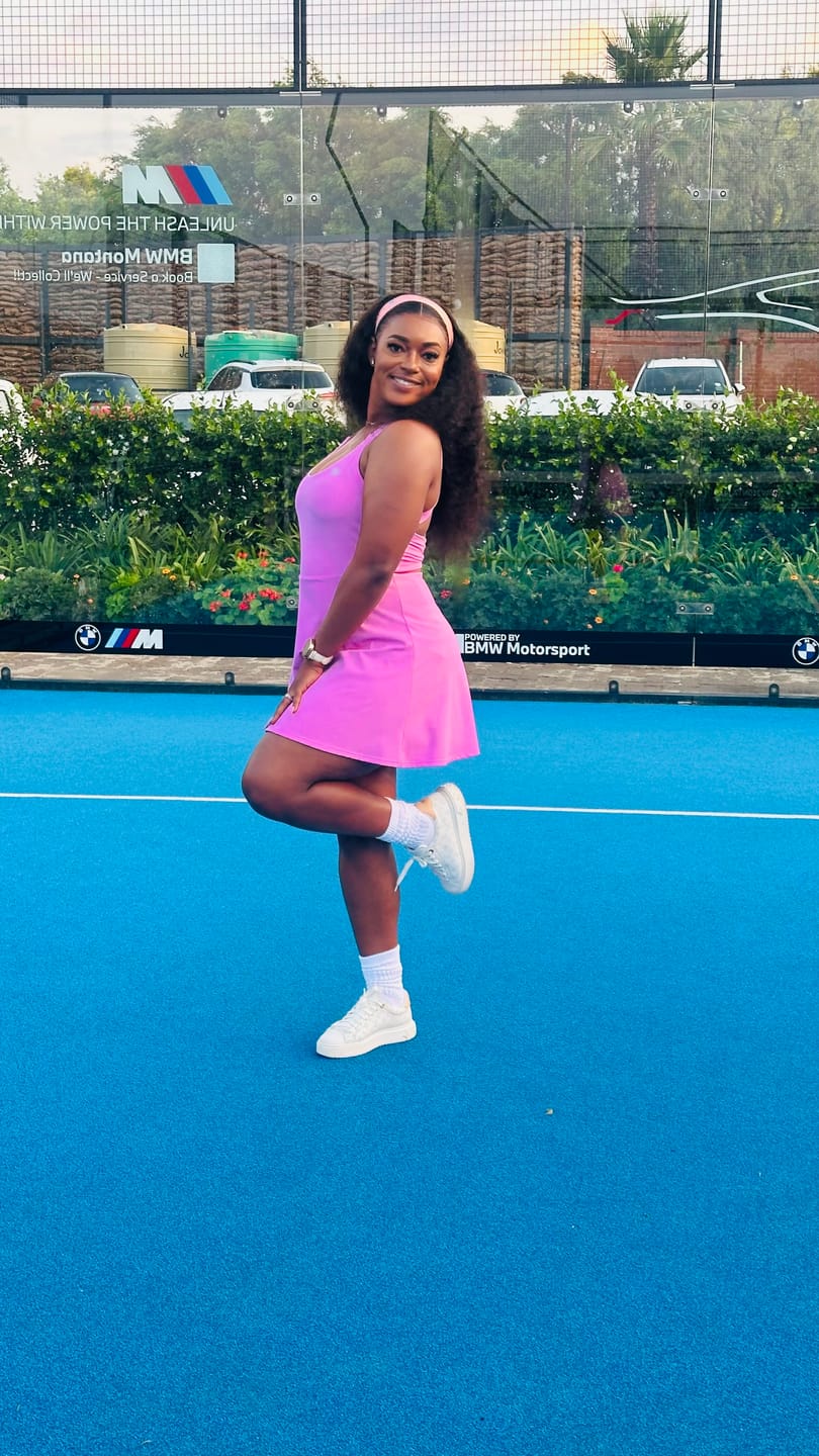 Customer photo review of One-Piece Activewear Dress with Stretchy Built-In Shorts & Bra
