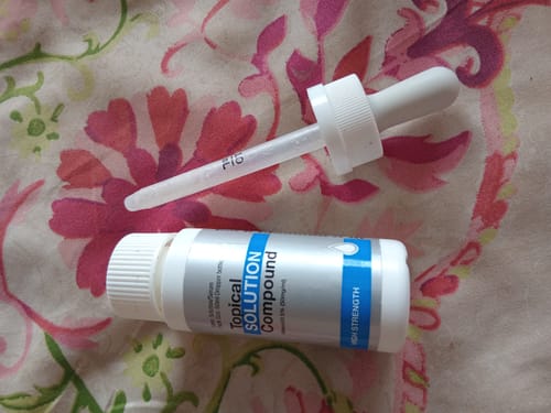 Customer photo review of Minoxidil High Strength (5%) SOLUTION, 3x60ml pack