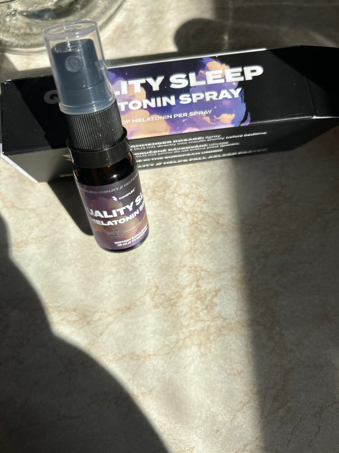 Customer photo review of Melatonin Sleep Spray