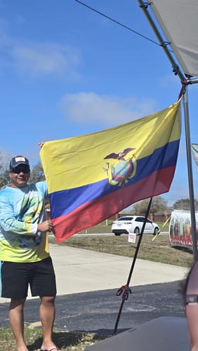 Customer photo review of American Flag UV Protection Fishing Hunting Shirt For Fisherman Hunter A44