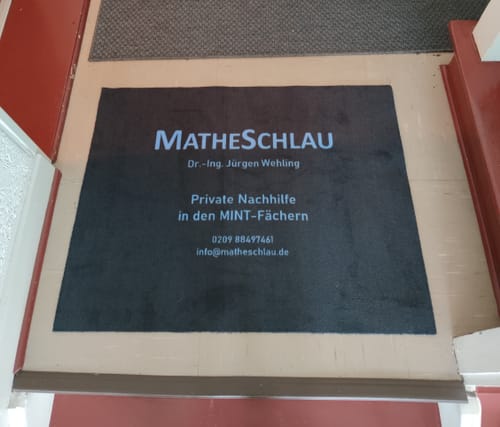 Customer photo review of Fußmatte inkl. Druck