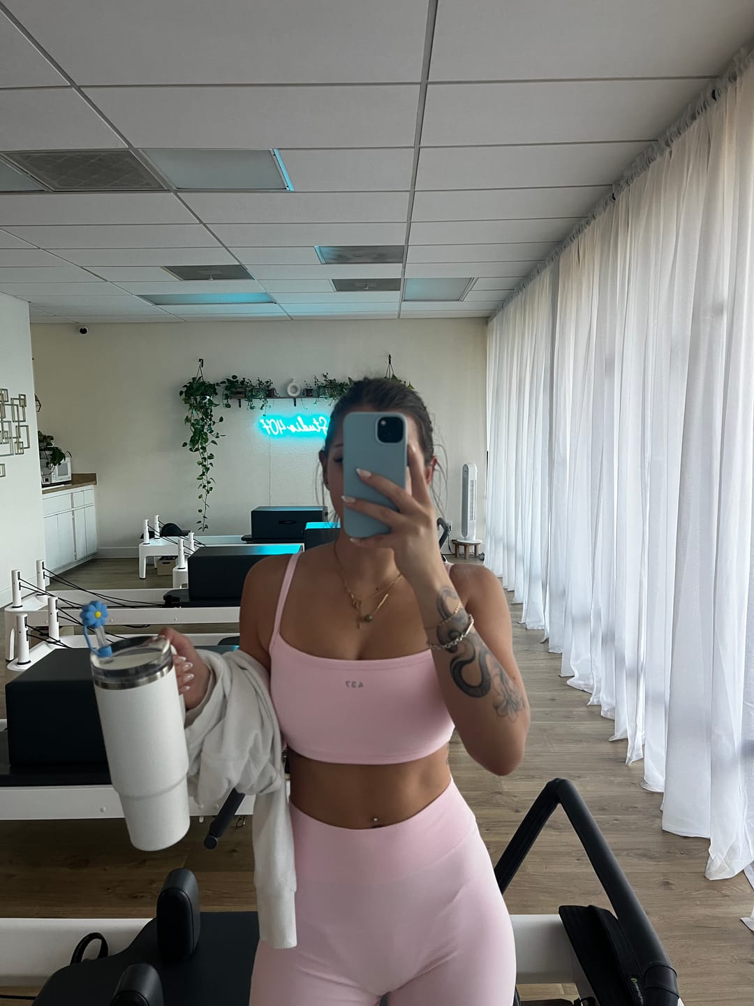 Customer photo review of The Micro Bra / Powder-Pink