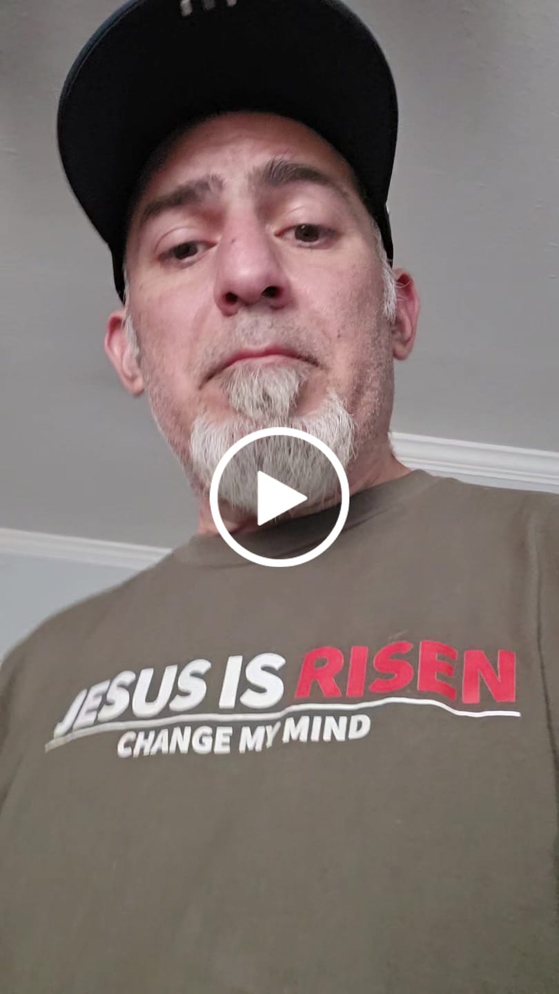Customer video review of Jesus Is Risen T-Shirt