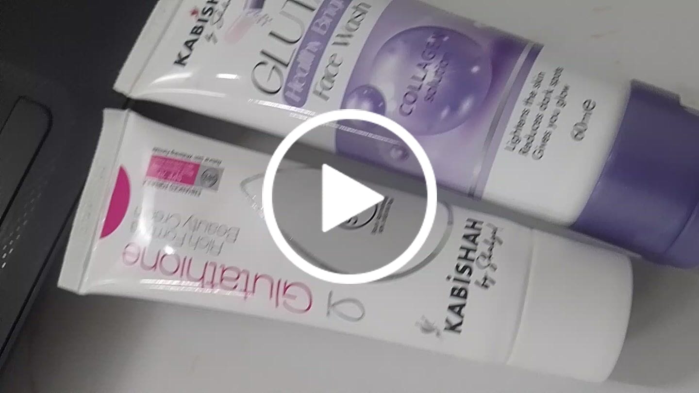Customer video review of Glutathione Whitening Bundle