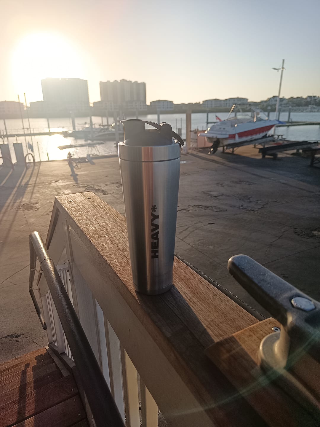 Customer photo review of 5lb HEAVY* Shaker | 25.3oz Stainless Steel Weighted Shaker