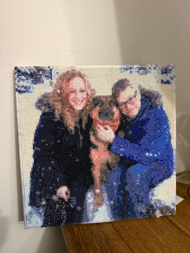 Customer photo review of Diamond Painting - Custom Photo