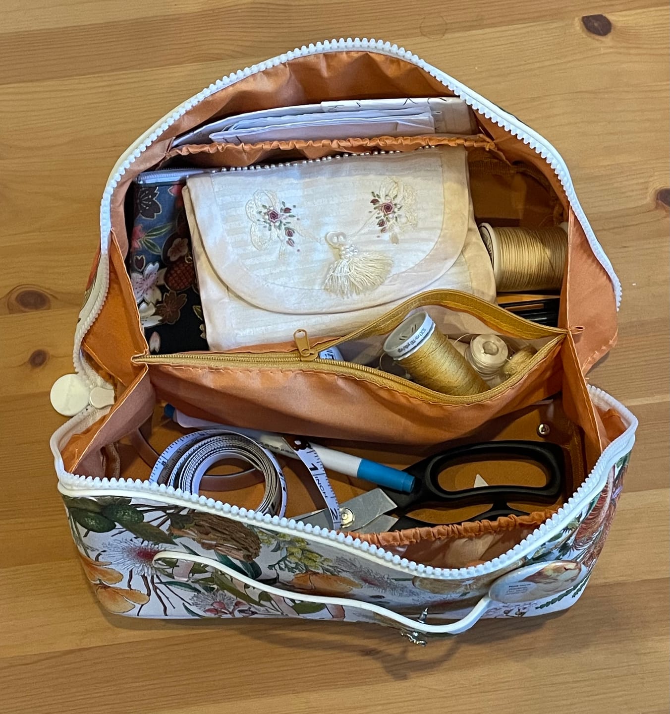Customer photo review of Cosmetic bag Brazilian Summer Pattern