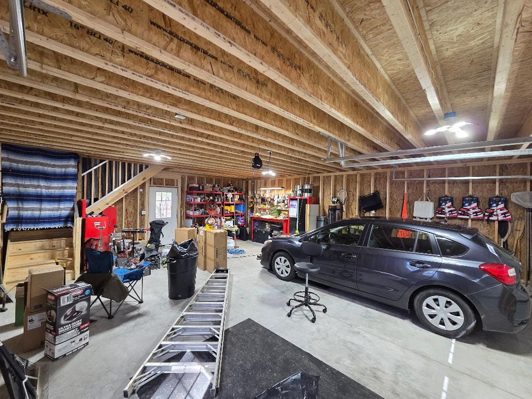 Customer photo review of LED Garage Light 200-Watt 20,000 Lumen Adjustable 8-Panel, 1000-Watt Equivalent, 5000K Daylight, E26