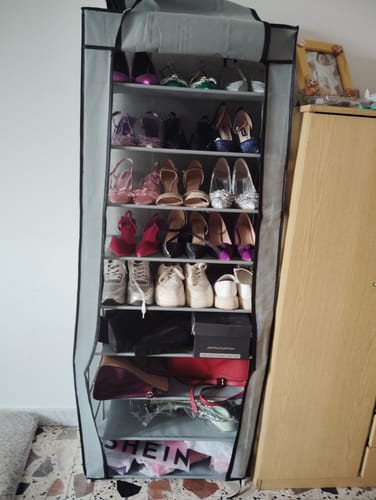 Customer photo review of Scarpiera morbida in tessuto con cerniera 1,60 cm di altezza