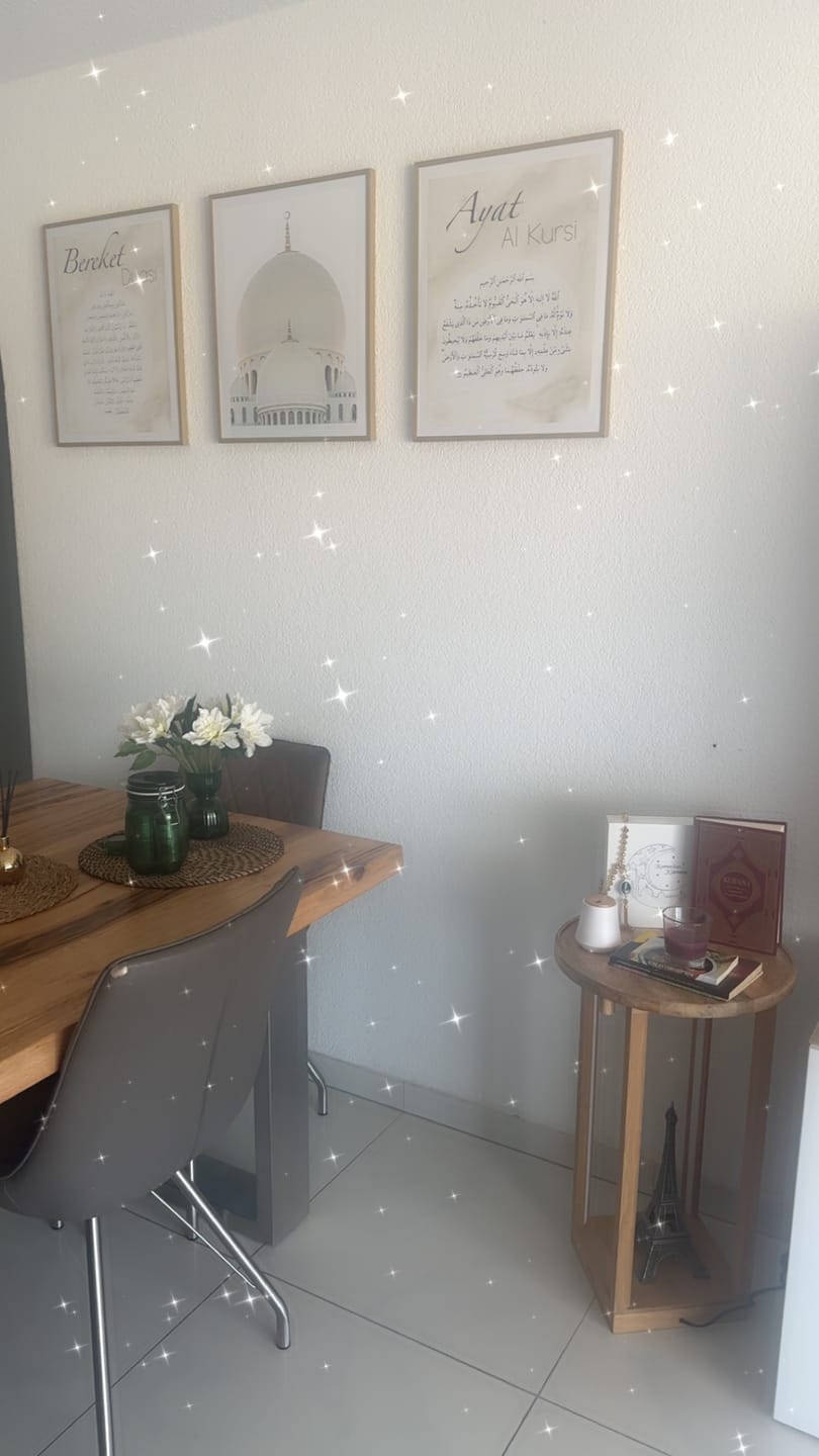 Customer photo review of Ayat Al Kursi & Bereket Duasi - Set (Poster Set)