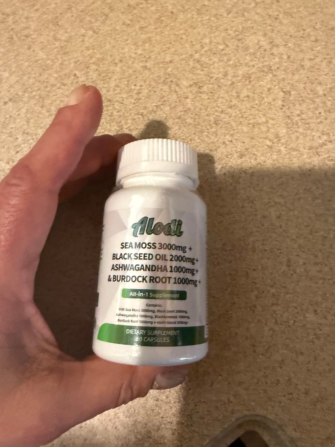 Customer photo review of Super Sea Moss Capsule Blend
