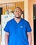 Customer photo review of Peter 4-Pocket V-Neck Scrub Top