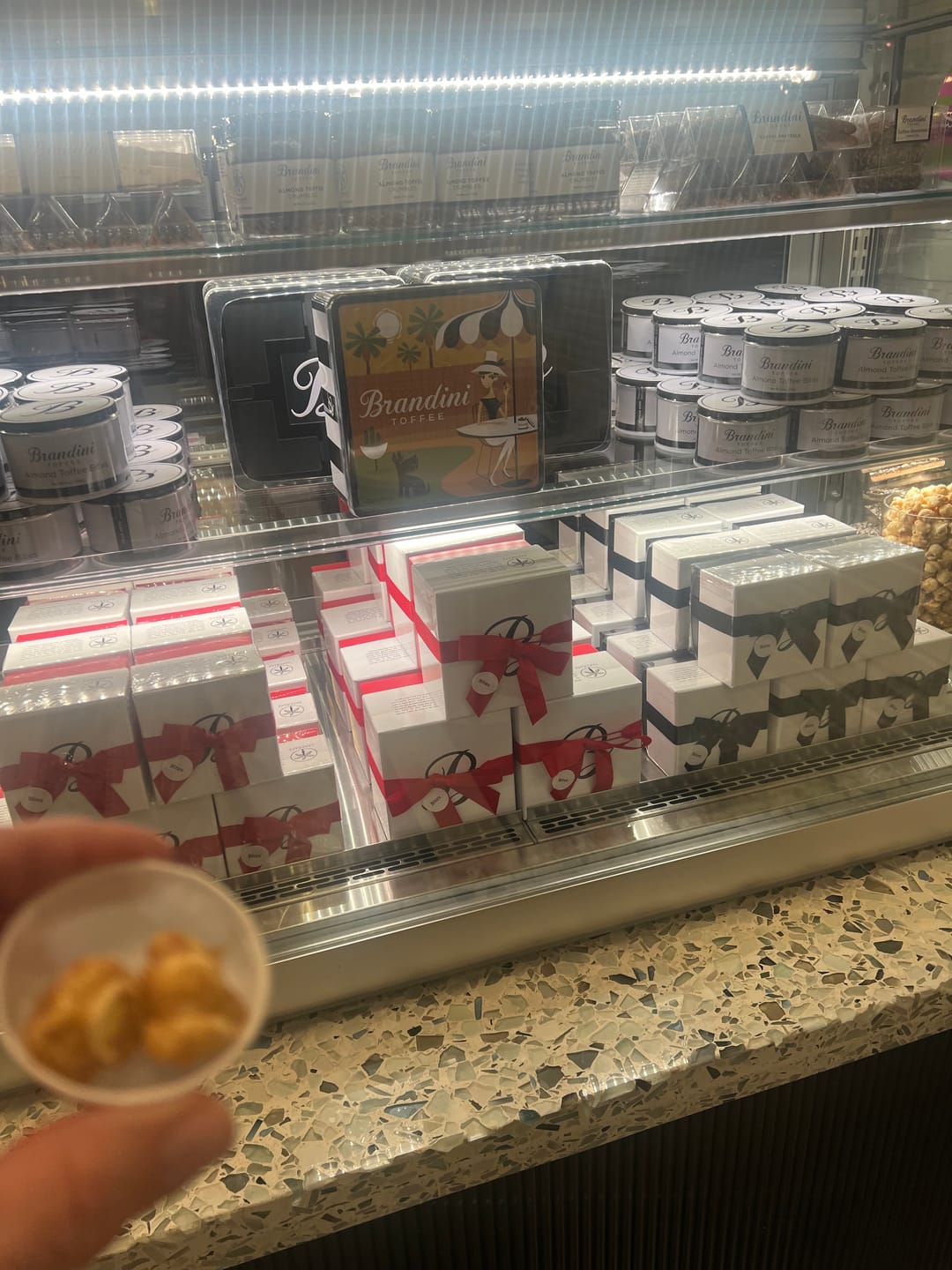Customer photo review of 12 OZ Toffee Popcorn