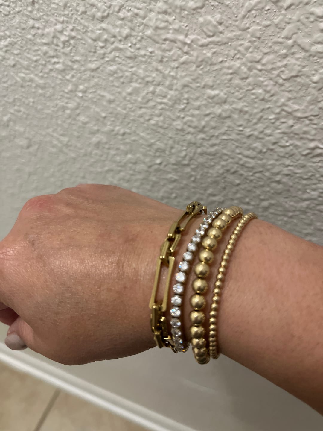 Customer photo review of The Lovers Chain Bracelet