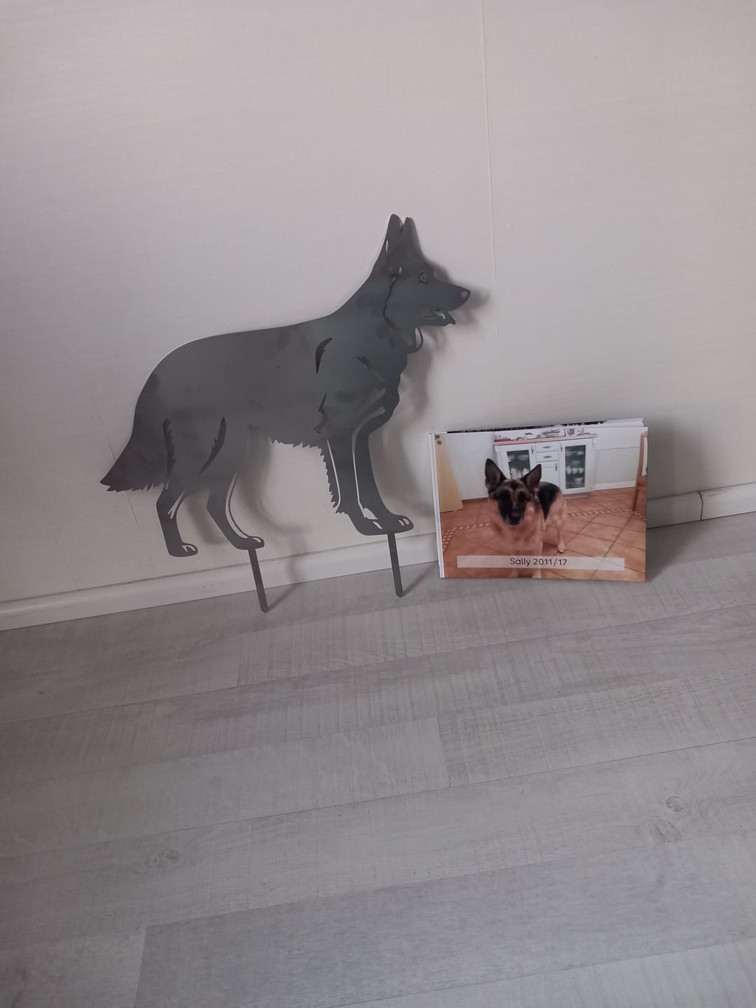 Customer photo review of Gartenstecker Schäferhund