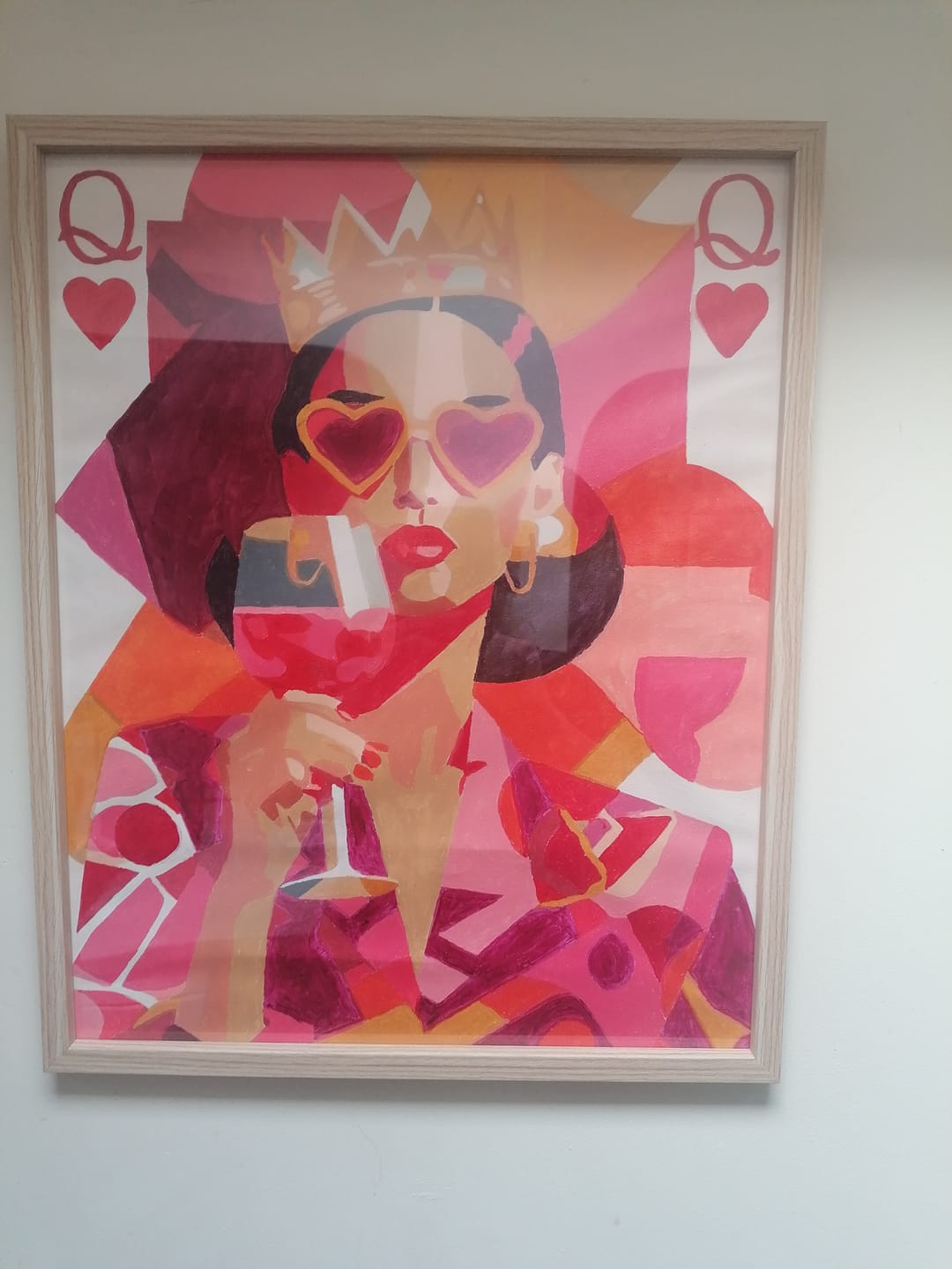 Customer photo review of The queen | Paint by Number