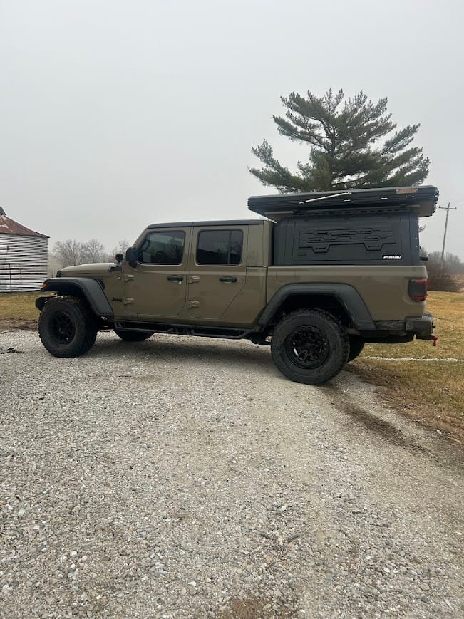Customer photo review of OPENROAD Truck Cap Storage Box