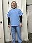 Customer photo review of Karl 2-Pocket Henley Scrub Top